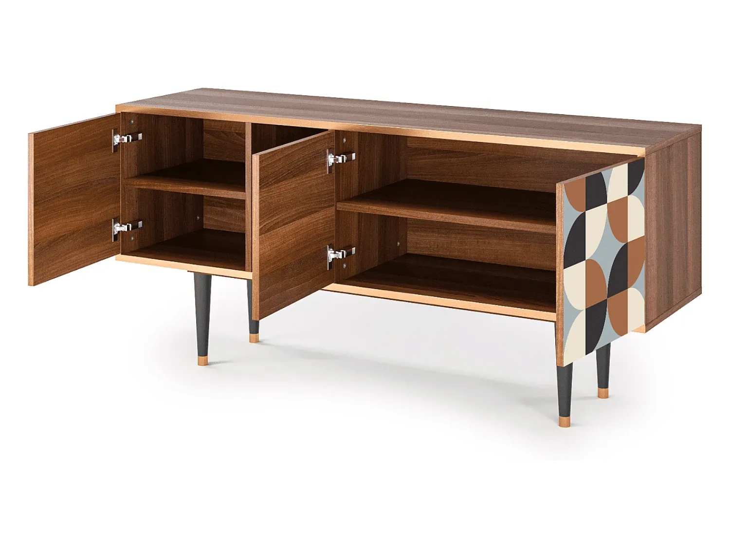 Móvel De Tv* Mueble de TV - 150х69х41 cm - T5 - Brown Sensation, Nogueira Castanho