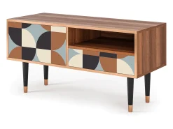 Móvel De Tv| Mueble de TV - 115х59х48 cm - T3 - Brown Sensation, Nogueira Castanho