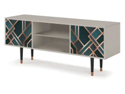 Móvel De Tv* Mueble de TV - 170х69х48 cm - T2 - Bronze Crossroad, Areia Bege
