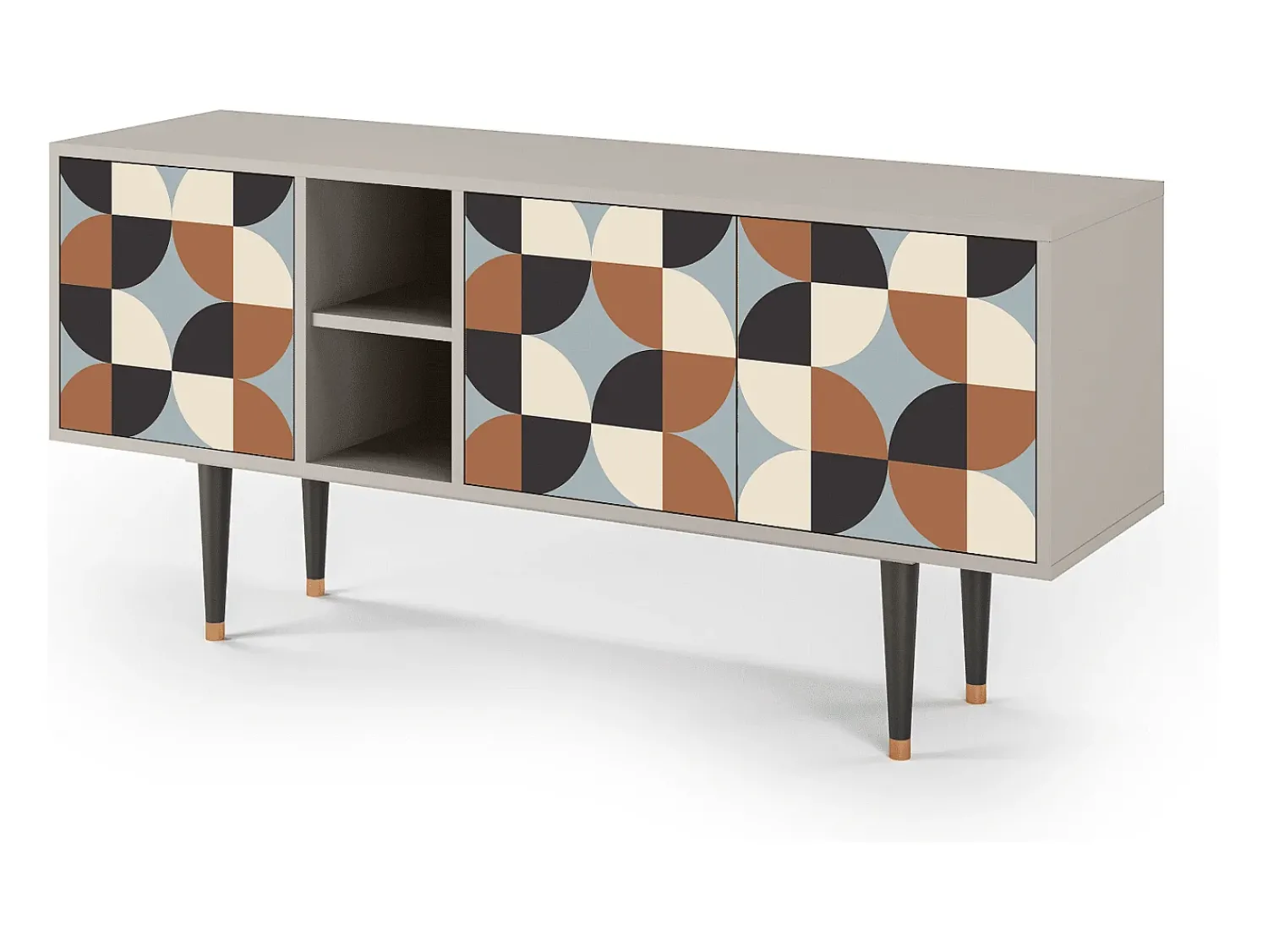 Móvel De Tv* Mueble de TV - 150х69х41 cm - T5 - Brown Sensation, Areia Bege
