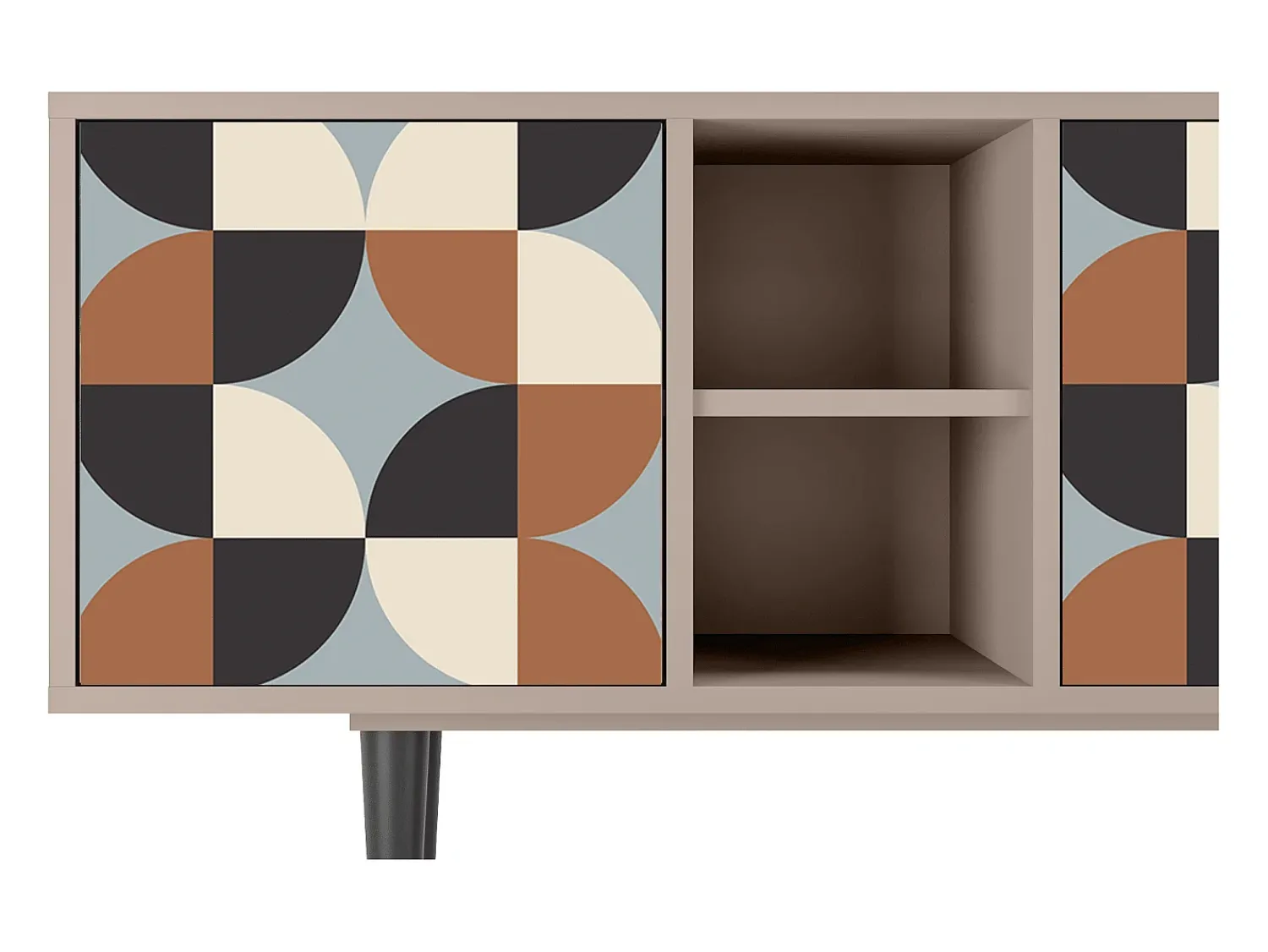 Mueble de TV - 150х69х41 cm - T5 - Brown Sensation, Latte^ Móvel De Tv