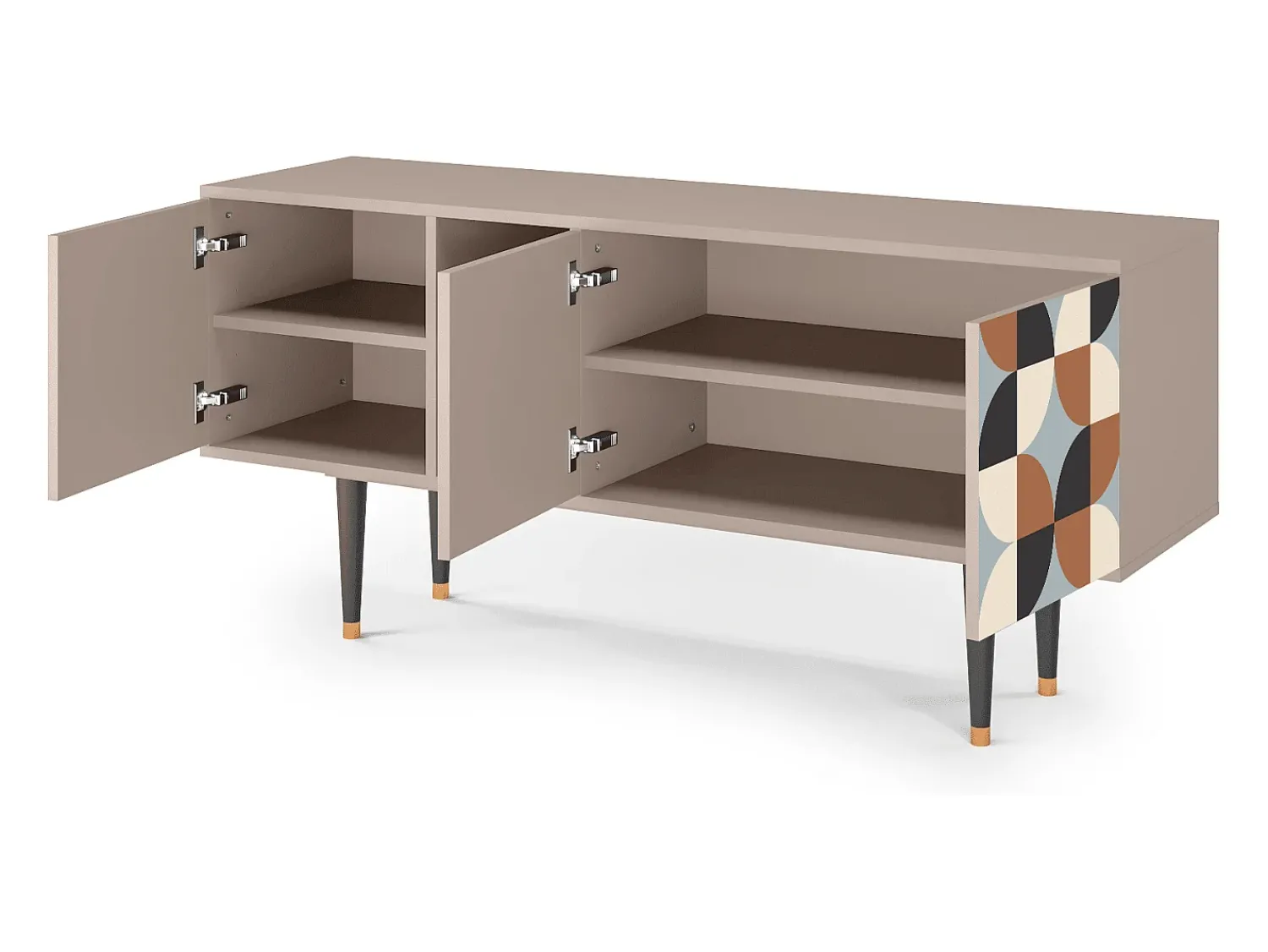 Mueble de TV - 150х69х41 cm - T5 - Brown Sensation, Latte^ Móvel De Tv