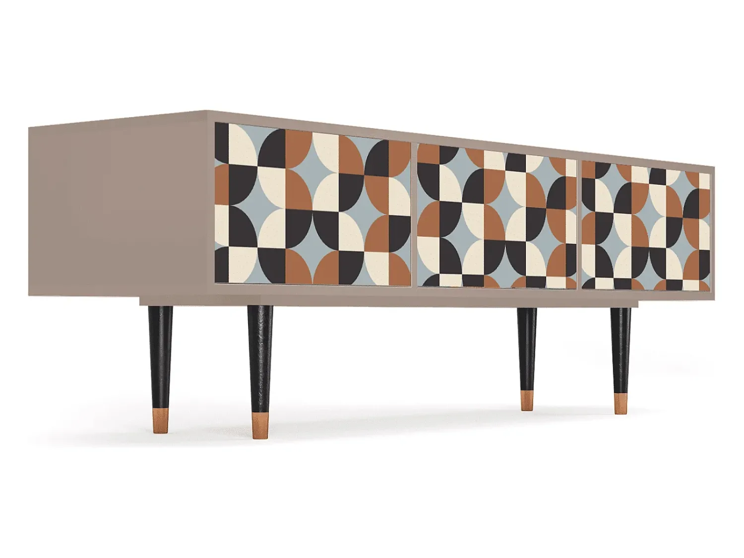 Best Mueble de TV - 170х59х48 cm - T4 - Brown Sensation, Latte Bege
