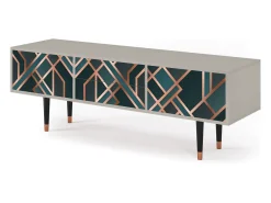 Móvel De Tv* Mueble de TV - 170х59х48 cm - T4 - Bronze Crossroad, Areia Bege