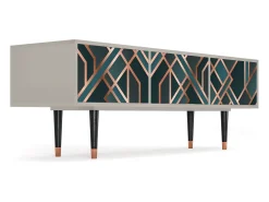 Móvel De Tv* Mueble de TV - 170х59х48 cm - T4 - Bronze Crossroad, Areia Bege