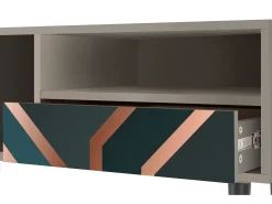 Mueble de TV - 115х59х48 cm - T3 - Bronze Crossroad, Areia^ Móvel De Tv