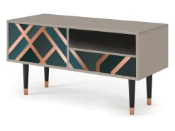 Mueble de TV - 115х59х48 cm - T3 - Bronze Crossroad, Areia^ Móvel De Tv