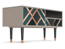 Mueble de TV - 115х59х48 cm - T3 - Bronze Crossroad, Areia^ Móvel De Tv