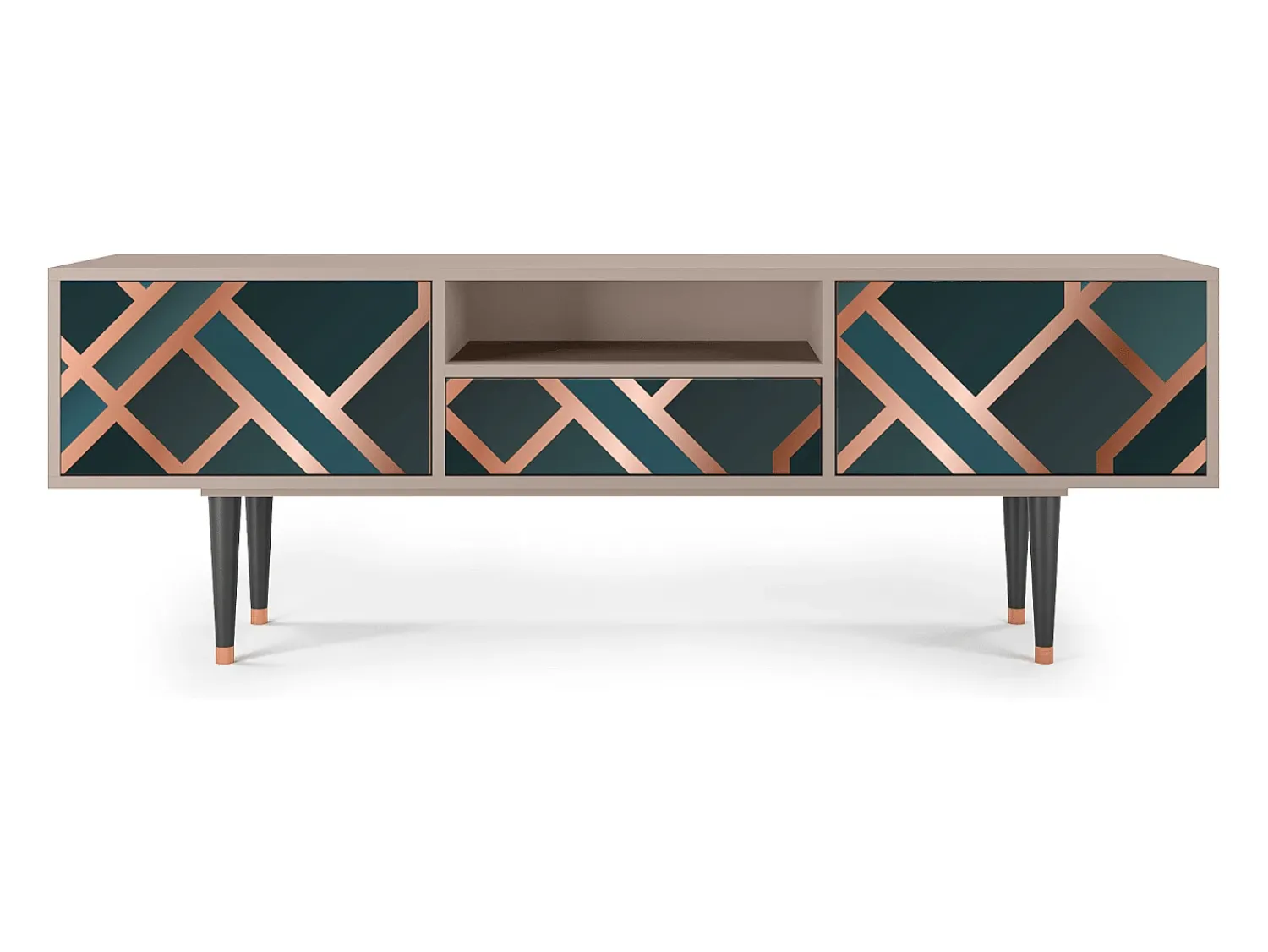 Sale Mueble de TV - 170х59х41 cm - T6 - Bronze Crossroad, Latte Bege