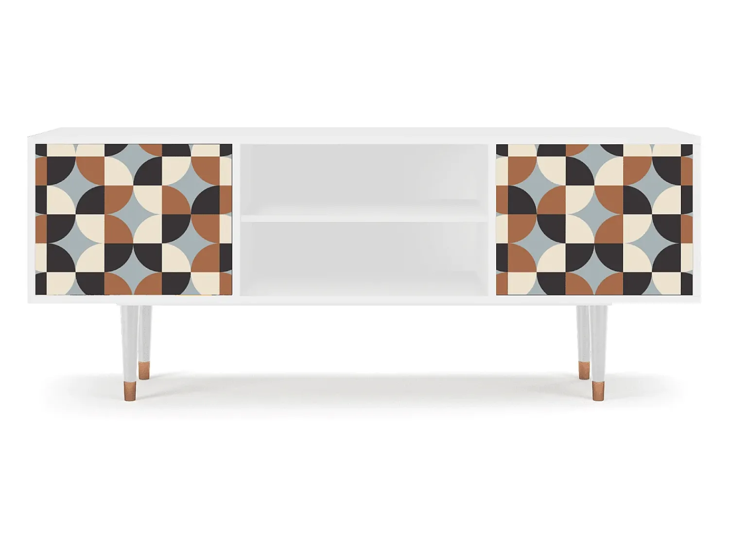 Sale Mueble de TV - 170х69х48 cm - T2 - Brown Sensation, Branco Bege