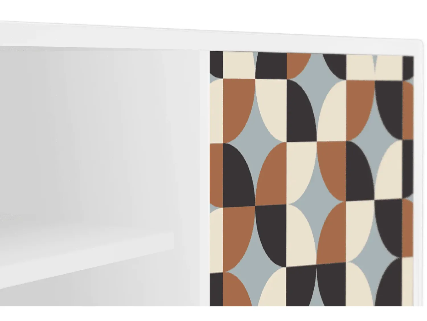 Sale Mueble de TV - 170х69х48 cm - T2 - Brown Sensation, Branco Bege