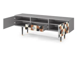 Mueble de TV - 170х59х41 cm - T6 - Brown Sensation, Cinza^ Móvel De Tv