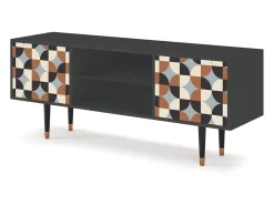 New Mueble de TV - 170х69х48 cm - T2 - Brown Sensation, Antracite Cinza antracite