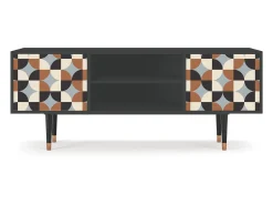 New Mueble de TV - 170х69х48 cm - T2 - Brown Sensation, Antracite Cinza antracite