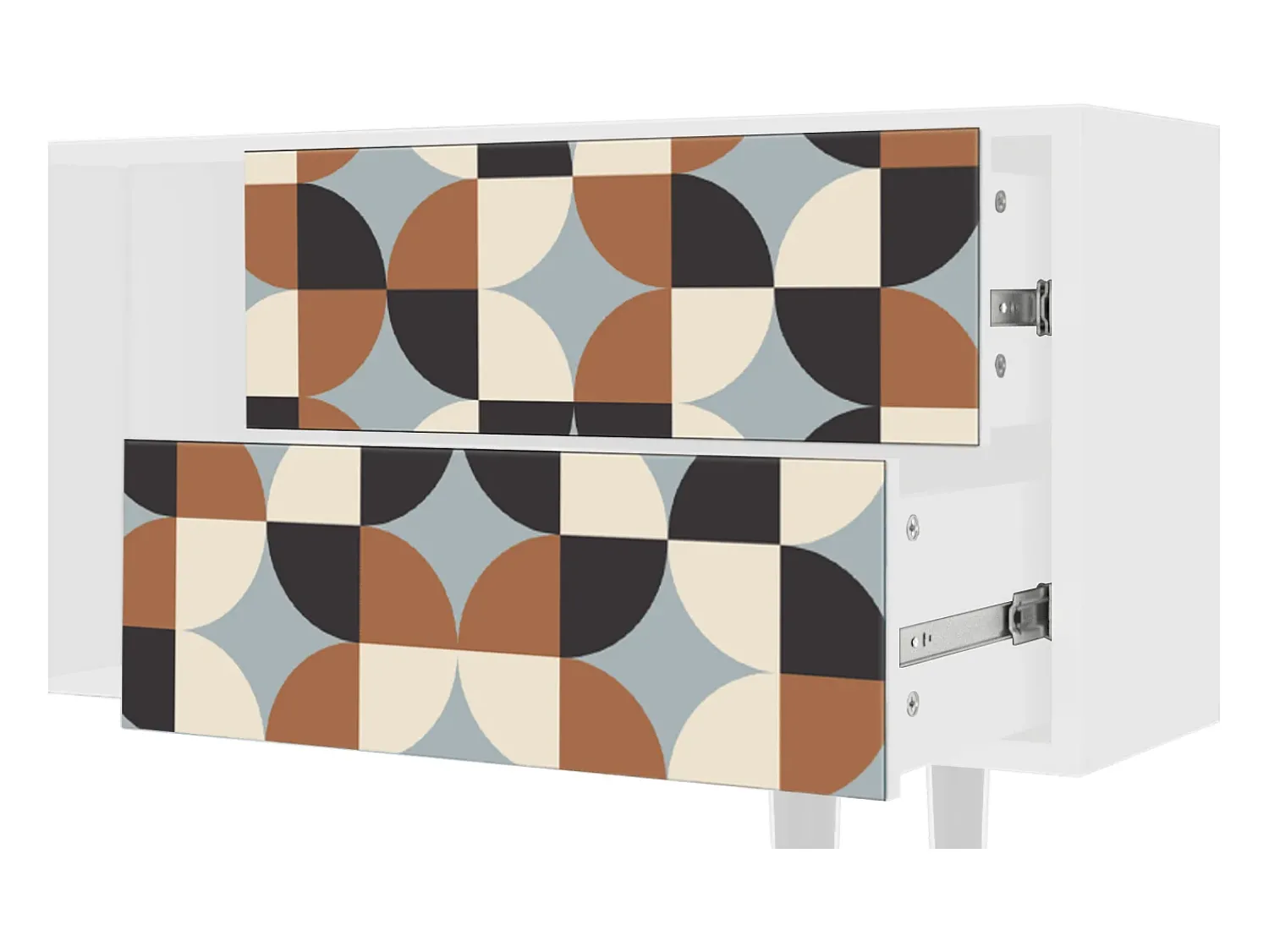 Mueble de TV - 170х69х48 cm - T1 - Brown Sensation, Branco^ Móvel De Tv