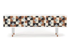 Best Mueble de TV - 170х59х48 cm - T4 - Brown Sensation, Branco Bege