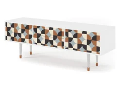 Best Mueble de TV - 170х59х48 cm - T4 - Brown Sensation, Branco Bege