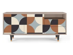 Móvel De Tv* Mueble de TV - 125х56х41 cm - T7 - Brown Sensation, Latte Bege