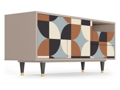 Móvel De Tv* Mueble de TV - 125х56х41 cm - T7 - Brown Sensation, Latte Bege