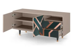Mueble de TV - 125х56х41 cm - T7 - Bronze Crossroad, Latte^ Móvel De Tv
