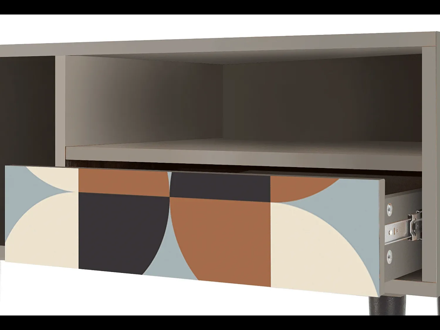 Mueble de TV - 115х59х48 cm - T3 - Brown Sensation, Areia^ Móvel De Tv