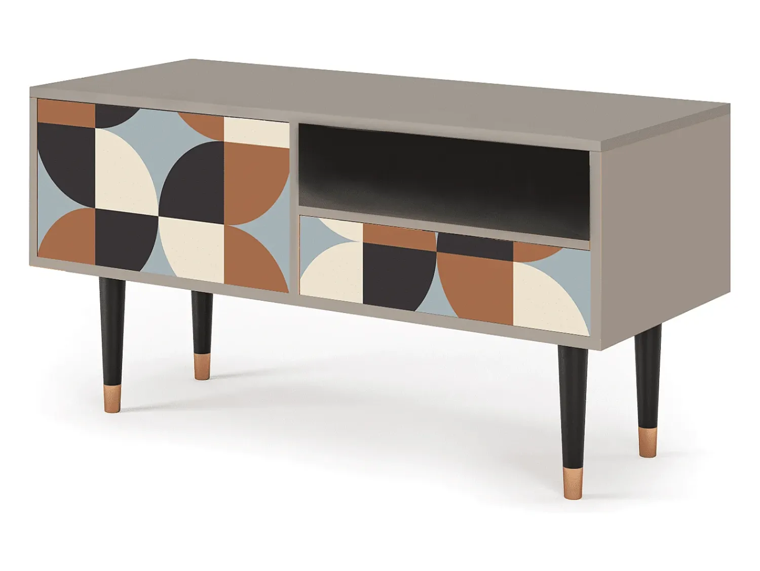 Mueble de TV - 115х59х48 cm - T3 - Brown Sensation, Areia^ Móvel De Tv