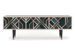 Móvel De Tv| Mueble de TV - 170х59х48 cm - T4 - Bronze Crossroad, Latte Bege