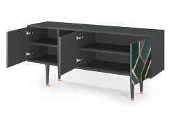Mueble de TV - 150х69х41 cm - T5 - Bronze Crossroad, Antracite^ Móvel De Tv