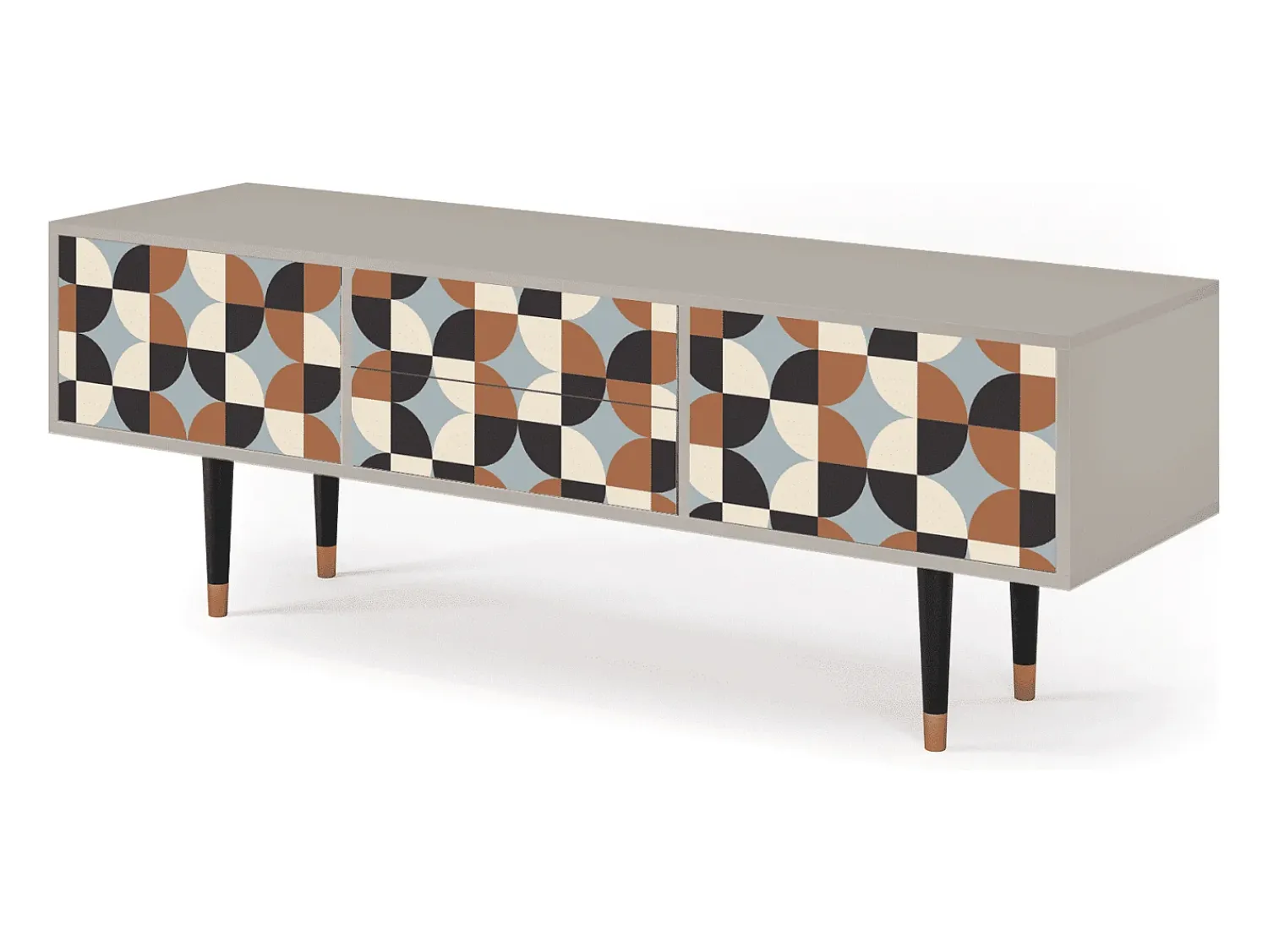 New Mueble de TV - 170х59х48 cm - T4 - Brown Sensation, Areia Bege