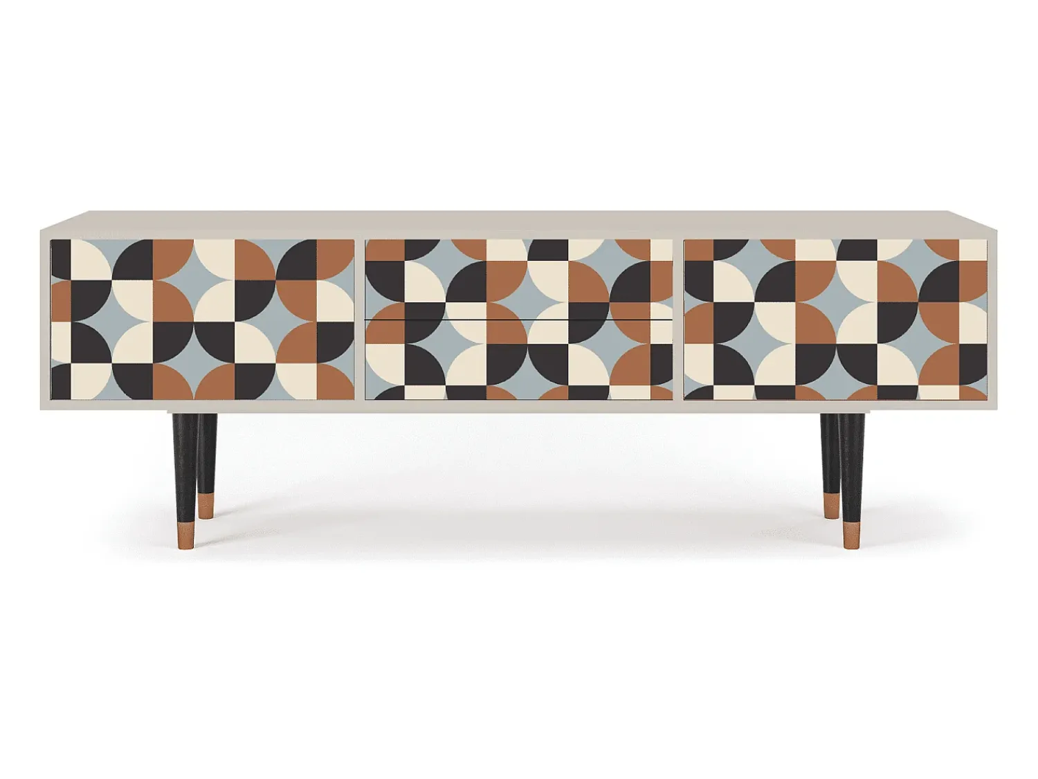 New Mueble de TV - 170х59х48 cm - T4 - Brown Sensation, Areia Bege