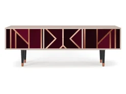 Móvel De Tv* Mueble de TV - 170х59х48 cm - T4 - Burgundy Jewelery, Latte Bege