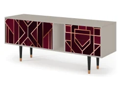 Mueble de TV - 170х69х48 cm - T1 - Burgundy Jewelery, Areia^ Móvel De Tv