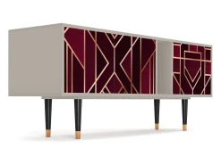 Mueble de TV - 170х69х48 cm - T1 - Burgundy Jewelery, Areia^ Móvel De Tv
