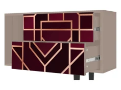 Mueble de TV - 170х69х48 cm - T1 - Burgundy Jewelery, Latte^ Móvel De Tv