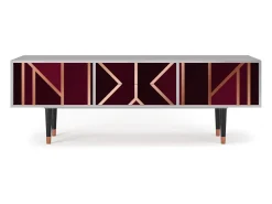 Mueble de TV - 170х59х48 cm - T4 - Burgundy Jewelery, Cinza^ Móvel De Tv