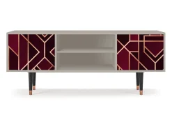 Mueble de TV - 170х69х48 cm - T2 - Burgundy Jewelery, Areia Bege