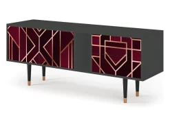 Online Mueble de TV - 170х69х48 cm - T1 - Burgundy Jewelery, Antracite Cinza antracite
