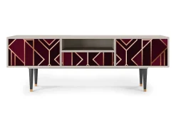 Best Mueble de TV - 170х59х41 cm - T6 - Burgundy Jewelery, Areia Bege