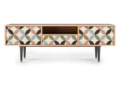 Móvel De Tv* Mueble de TV - 170х59х41 cm - T6 - Butterfly Effect, Nogueira Castanho