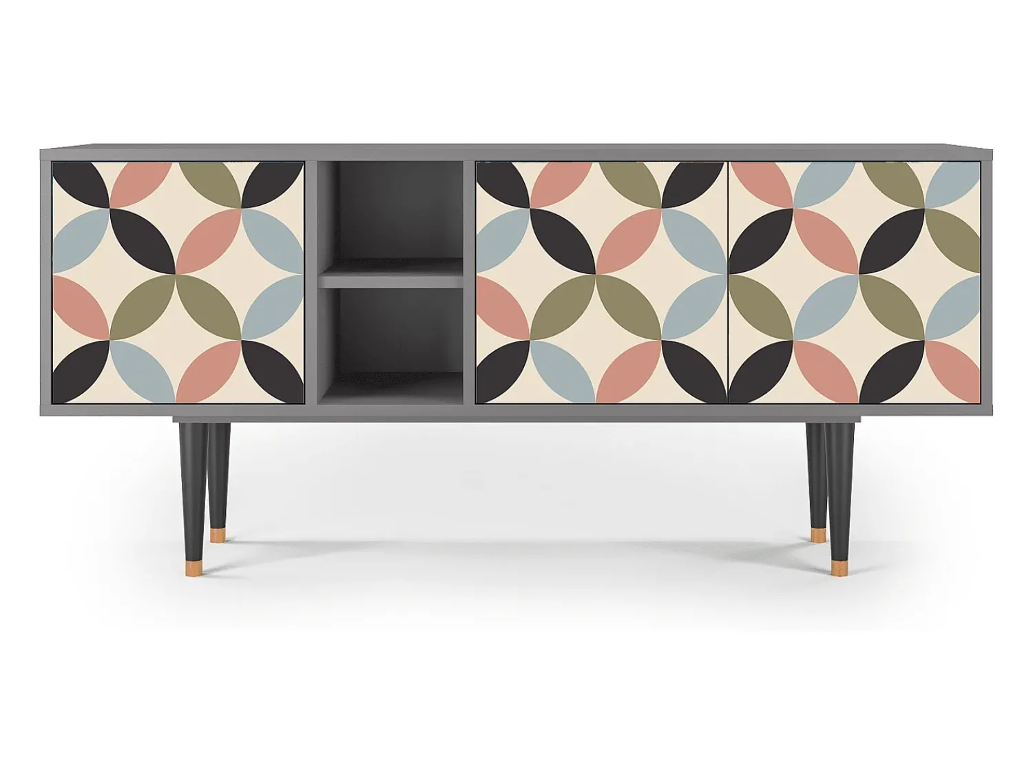 Sale Mueble de TV - 150х69х41 cm - T5 - Butterfly Effect, Cinza Cinzento