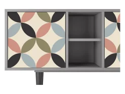 Sale Mueble de TV - 150х69х41 cm - T5 - Butterfly Effect, Cinza Cinzento