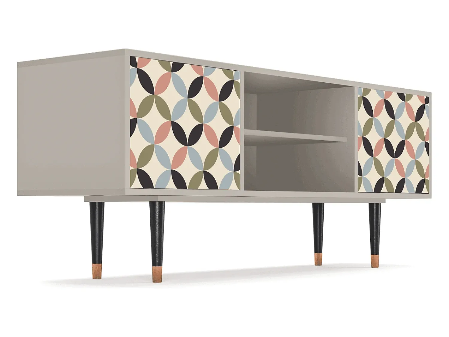 Móvel De Tv| Mueble de TV - 170х69х48 cm - T2 - Butterfly Effect, Areia Bege