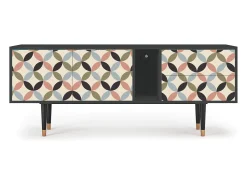 Móvel De Tv| Mueble de TV - 170х69х48 cm - T1 - Butterfly Effect, Antracite Cinza antracite