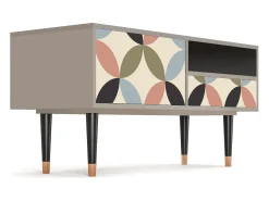 Móvel De Tv* Mueble de TV - 115х59х48 cm - T3 - Butterfly Effect, Areia Bege
