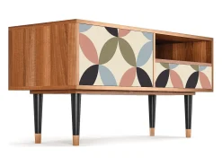 Móvel De Tv| Mueble de TV - 115х59х48 cm - T3 - Butterfly Effect, Nogueira Castanho