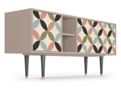 Móvel De Tv* Mueble de TV - 150х69х41 cm - T5 - Butterfly Effect, Latte Bege