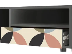 Hot Mueble de TV - 115х59х48 cm - T3 - Butterfly Effect, Antracite Cinza antracite