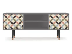 Móvel De Tv* Mueble de TV - 170х69х48 cm - T2 - Butterfly Effect, Cinza Cinzento