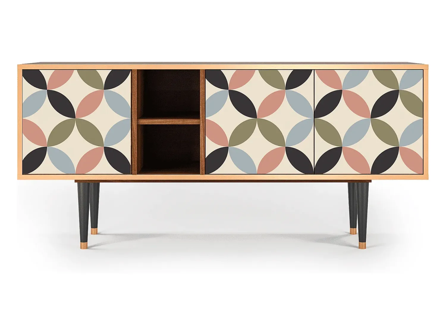 Mueble de TV - 150х69х41 cm - T5 - Butterfly Effect, Nogueira^ Móvel De Tv