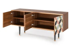 Mueble de TV - 150х69х41 cm - T5 - Butterfly Effect, Nogueira^ Móvel De Tv